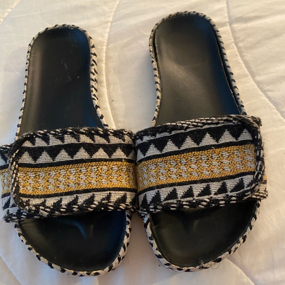 Target Aztec Velcro Slide Sandals